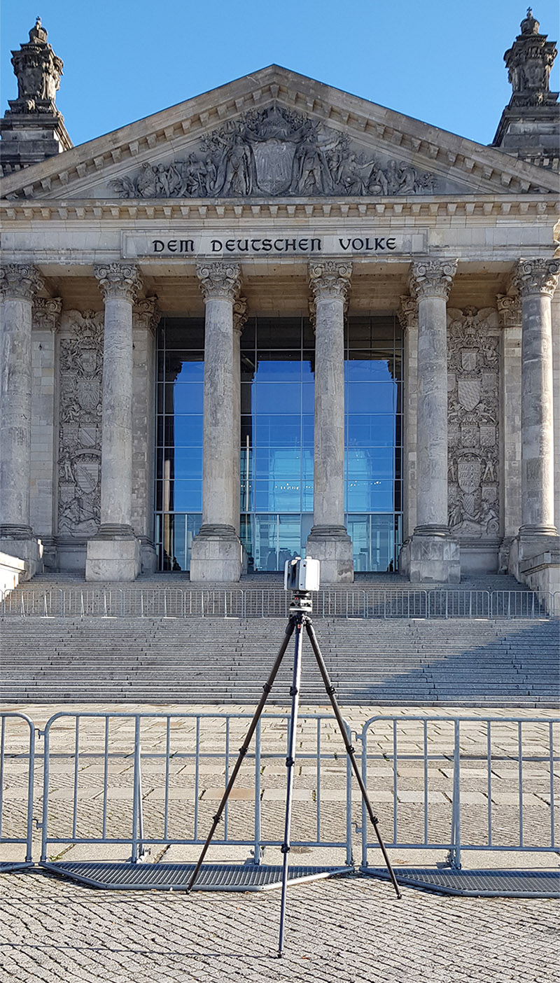 3D Laserscan Reichstag Berlin