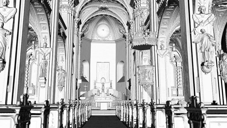 Laserscan der Kirche St. Andreas