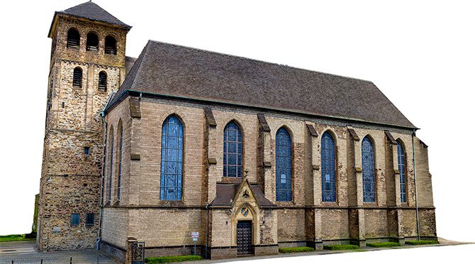 3D Scan einer historischen Kirche