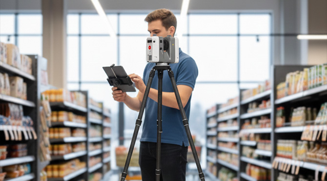 Leica RTC360 Lidarscanner in Supermakrt